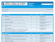 Tablet Screenshot of forum.spilledilla.com